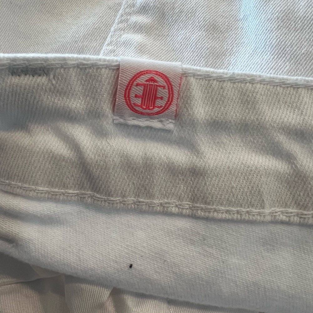 Elite Jeans White Distressed Straight-Leg – Size 23/24 🤍👖 - Picture 10 of 12